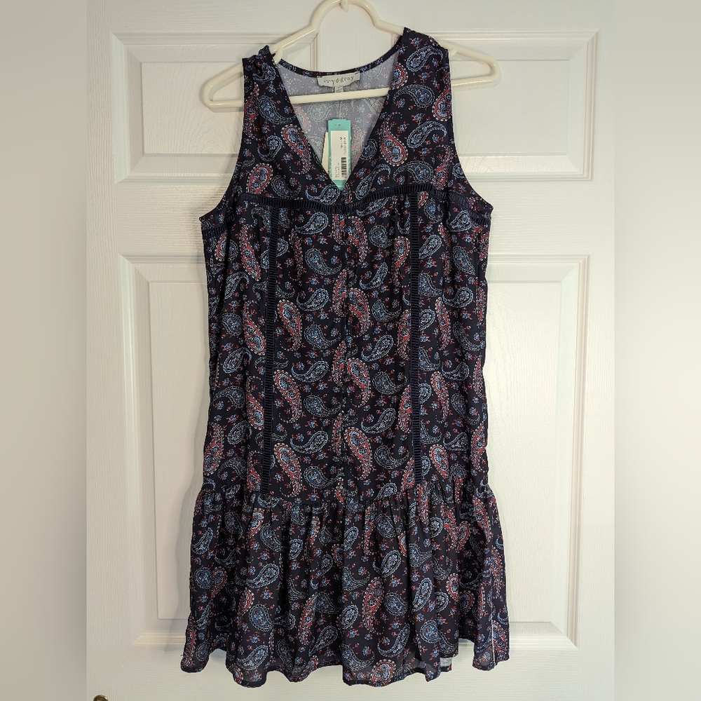 NWT | Ivy & Grey | Catarina Dress | Blue | M - Picture 2 of 8